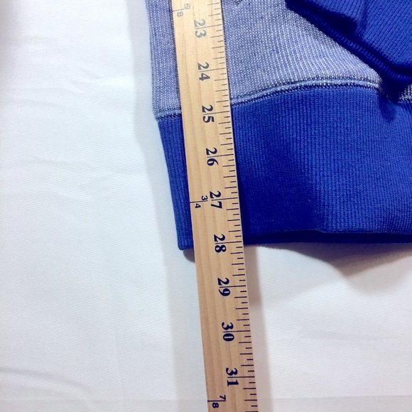 The Scifen Company Men's Large Blue Pull Over 3 Button Henley Sweater - Picture 2 of 10